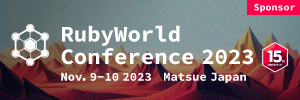 RubyWorld Conference 2023に「Platinumスポンサー」として協賛します
